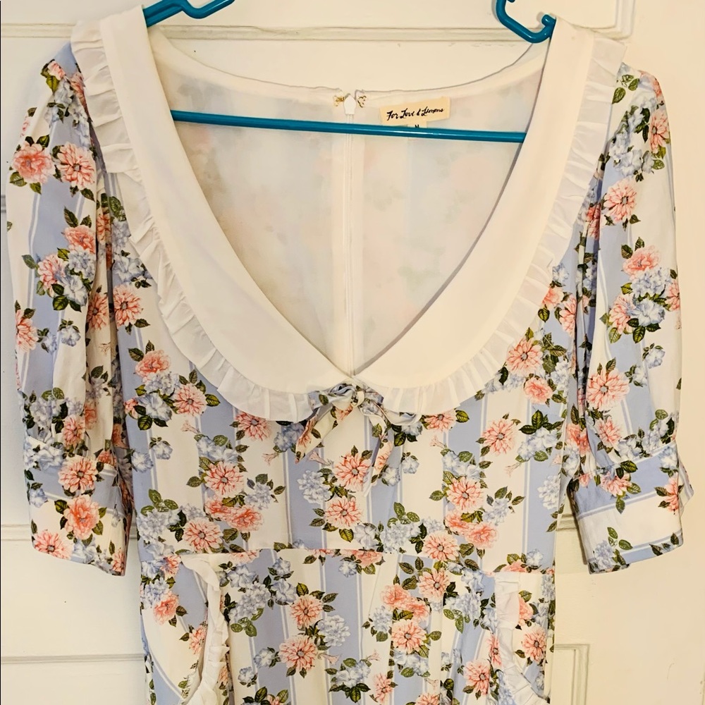 For Love and Lemons floral mini dress